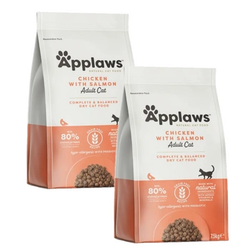 Applaws cat Adult chicken & salmon 2x7,5 kg