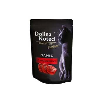 Dolina Noteci Premium pre sterilizované mačky s hovädzím mäsom 85g