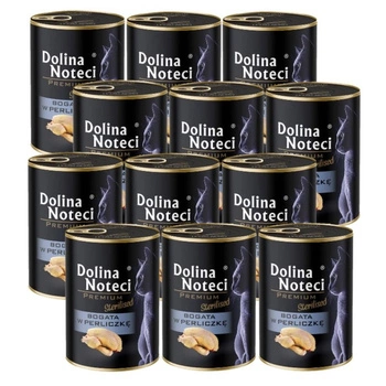 DOLINA NOTECI Premium pre sterilizované mačky s vysokým obsahom perličiek 12x400g