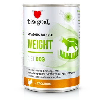 Disugual mokré krmivo pre psov Veterinárne WEIGHT Morka (dospelá) 12x400 g