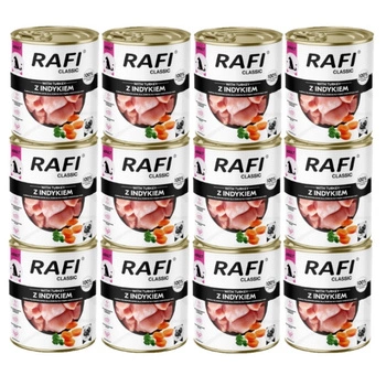 DOLINA NOTECI Rafi Classic mokré krmivo pre psov s morčacím mäsom 12x800g