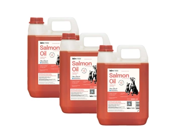 LAB V Lososový olej pre psy a mačky 3x5000ml