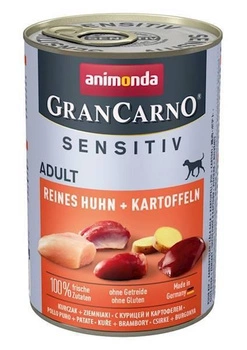 ANIMONDA GranCarno Sensitiv Adult Dog príchuť: kura + zemiaky 400g