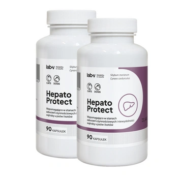 LAB-V Hepato Protect – Podpora funkcie pečene pre psov a mačky 2x90 kapsúl