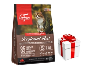 ORIJEN Regional Red Cat 1,8kg + prekvapenie pre mačku ZDARMA