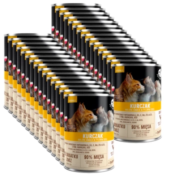 PetRepublic kúsky v omáčke s kuracím mäsom(steril) 30x400g pre mačky