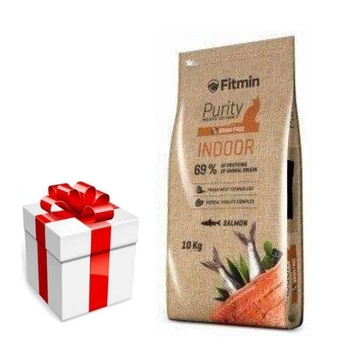 FITMIN Purity Indoor 10kg + prekvapenie pre mačku ZDARMA