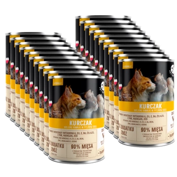 PetRepublic kúsky v omáčke s kuracím mäsom(steril) 20x400g pre mačky