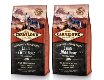 Carnilove Lamb & Wild Boar for Adult 2x12kg