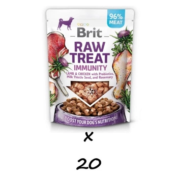 Brit Raw Treat Immunity Lamb&Chicken 20x40 g