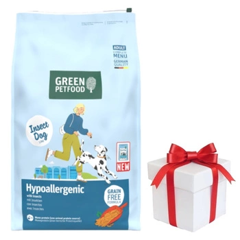 GREEN PETFOOD InsectDog Hypoallergen 10kg + Prekvapenie pre psa ZADARMO!