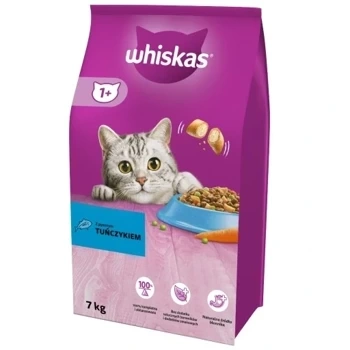 WHISKAS Adult 7 kg - suché krmivo pre dospelé mačky s lahodným tuniakom