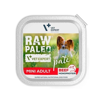 Vetexpert RAW PALEO PATE MINI adult beef 150g