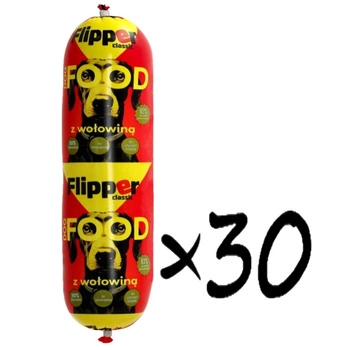 DOLINA NOTECI FLIPPER Klasické s hovädzím mäsom pre psov 30x900g