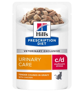 HILL'S PD Prescription Diet Feline c/d Urinary Stress Chicken 85g sáčok