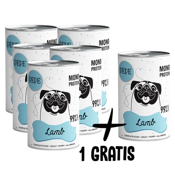PEPE MONO PROTEIN Jagnječje 5x400g+1 ZDARMA !!!