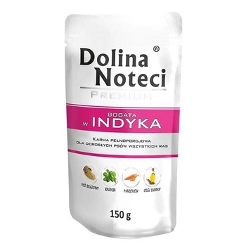 Dolina Noteci PREMIUM s vysokým obsahom morčacieho mäsa 150g