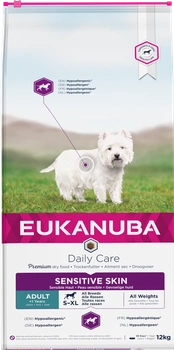 EUKANUBA Daily Care Adult Sensitive Skin 12kg