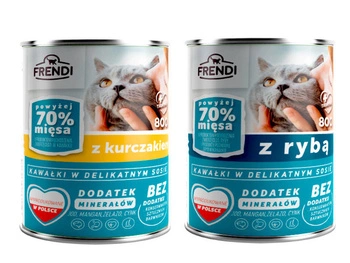 Frendi kúsky v jemnej omáčke Zmiešané príchute 16x800g