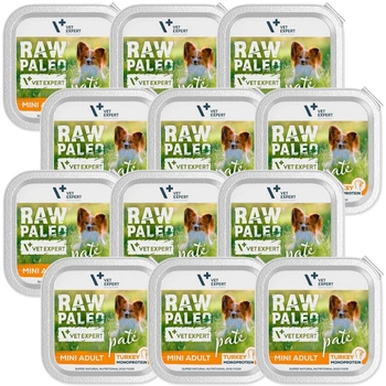 Vetexpert RAW PALEO PATE MINI adult turkey 12x150g