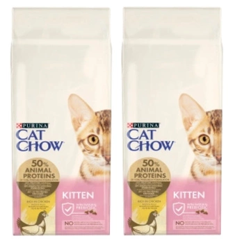 PURINA Cat Chow krmivo pre mačky s vysokým obsahom kuracieho mäsa 2x15kg