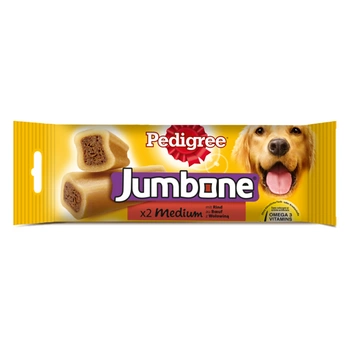 PEDIGREE Jumbone (stredné plemená) s hovädzím mäsom - 180g