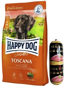 Happy Dog Supreme Toscana 12,5kg + Prémiová tyčinka na krmivo pre psov Hektor 900g ZDARMA