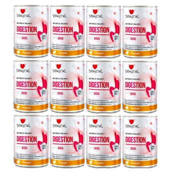 Disugual Veterinárne mokré krmivo pre psov DIGESTION Morka (dospelá) 12x400g
