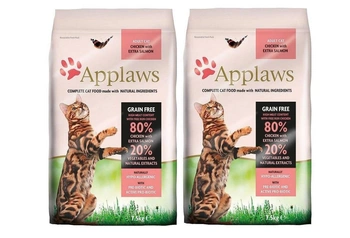 Applaws cat Adult chicken & salmon 2x7,5 kg