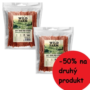 WILD FARM kačacie a ryžové tyčinky 2x500g pochúťka pre psa