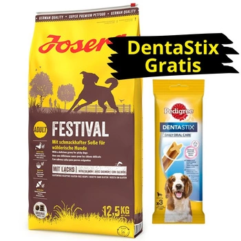 JOSERA Festival 12,5kg + DentaStix ZADARMO!