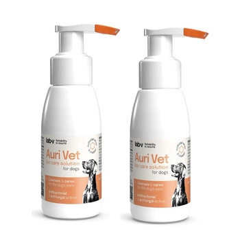 Lab-V Auri Vet - prípravok na starostlivosť o uši pre psov 2x75 ml