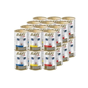 RAFI Cat Kúsky v omáčke zmiešané príchute 24x415g