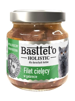 Basttet'o Holistic teľacie filé v galete pre mačky 130g