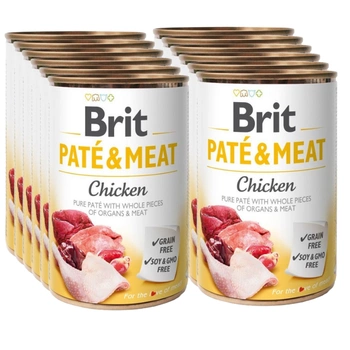 BRIT PATE & MEAT CHICKEN 12x400g