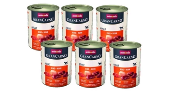 ANIMONDA GranCarno Adult Dog taste: beef + chicken 6x800g
