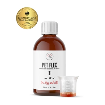 PET FLEX - prípravok na kĺby a pohyblivosť pre zvieratá 500ml