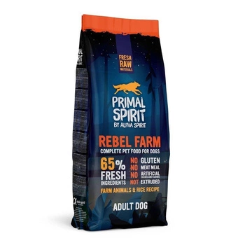 Primal Spirit Dog 65% Rebel Farm 12 kg
