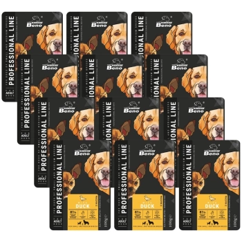 SUPER BENO sáčok pre dospelých psov malých a stredných psov s kačicou 12x100g