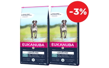 EUKANUBA Adult Large Grain Free 2x12kg