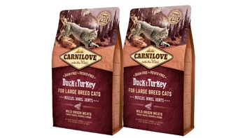 CARNILOVE Cat Duck & Turkey For Large Breed 2x6kg