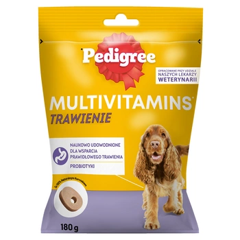 PEDIGREE Multivitamíny Trávenie doplnkové krmivo pre dospelých psov, príchuť kura 180 g