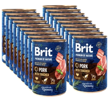 Brit Premium by Nature Bravčové mäso s prieduškami 18x400g