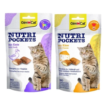 GIMCAT NUTRI POCKETS Zmes chutí 2x60g