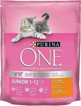 Purina One Junior Kuracie krmivo pre mačiatka 800g