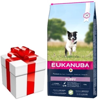 EUKANUBA Puppy&Junior Small/Medium Lamb&Rice 12kg + Prekvapenie pre psa zadarmo!