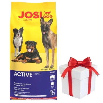 JOSERA JosiDog Active 15kg + Prekvapenie pre vášho psa ZADARMO!