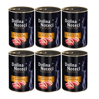 Dolina Noteci Premium pre mačky s vysokým obsahom kačacieho mäsa 6x400g