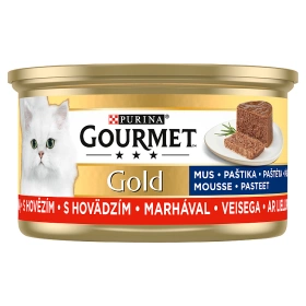 Purina Gourmet Gold mousse s hovädzím mäsom 85g