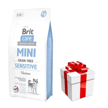 BRIT CARE Mini Grain-Free Sensitive 7kg + prekvapenie pre psa ZDARMA!